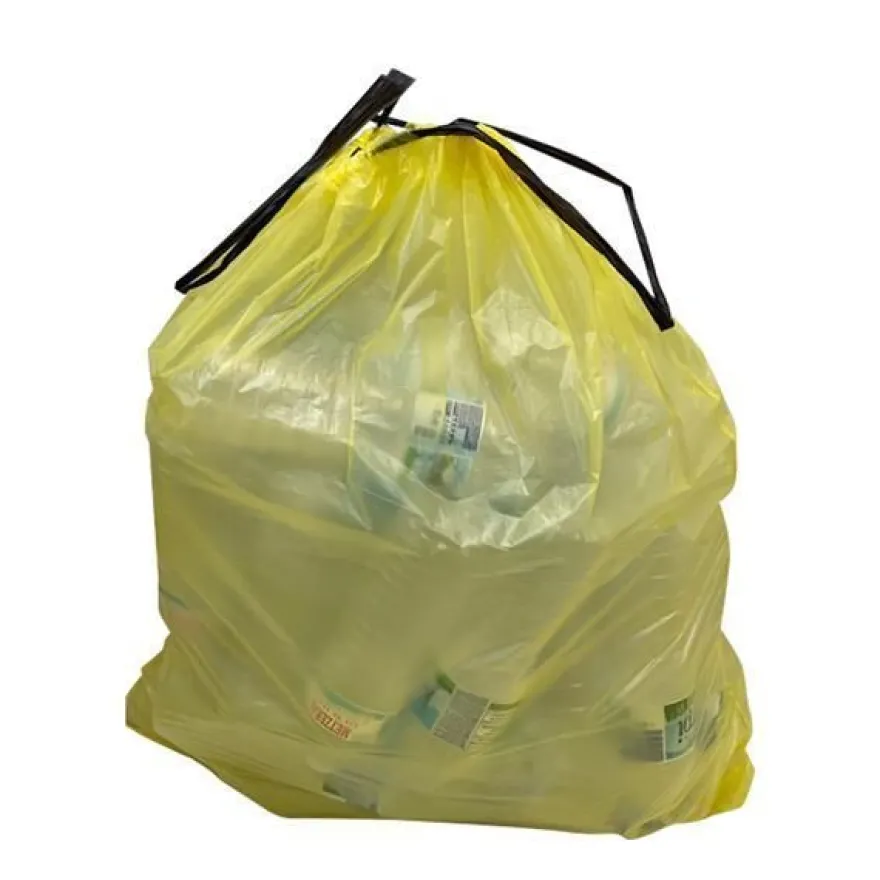Abfallsäcke Müllbeutel Mülltüten 750 Gelbe Säcke 70L Zugband Müllsack 50 Rollen
