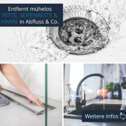 Abflussreiniger Rohrreiniger Flüssig Biologisch 5000 ml | 5L