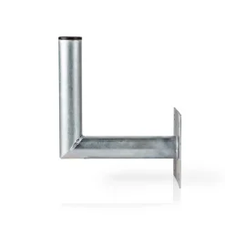 Abgewinkelte Wandhalterung Aluminium SAT Spiegel 25cm Wandabstand 50mm