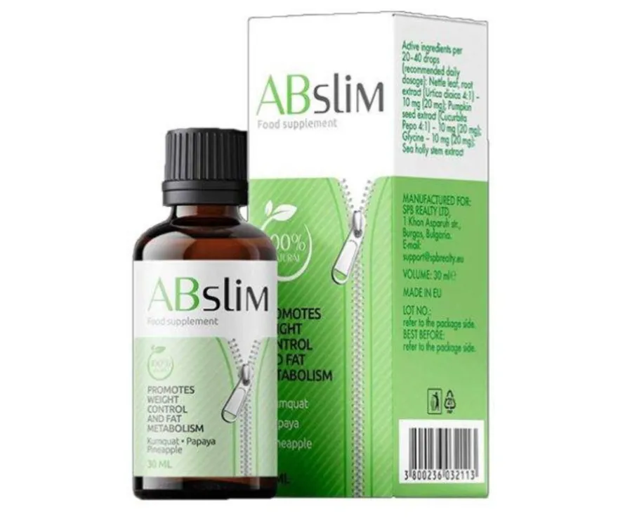 Abslim Tropfen, Nahrungsergänzungsmittel, AB Slim 30 ml