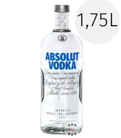 Absolut Vodka 1,75L (40 % vol., 1,75 Liter)