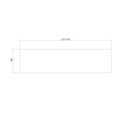 Abstellboard Compakt 38 von 801 bis 1000 mm EICHE HAVANA