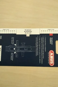 ABUS Bravus2000 Profilzylinder Doppelzylinder 28/37 mm mit 3 Schlüssel und GKUP