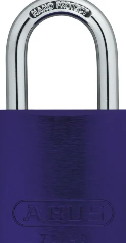 Abus Vorhangschloss Aluminium 72/40 lila vs. Lock-Tag