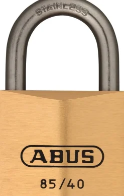 Abus Vorhangschloss Messing 85IB/40 gleichschließend