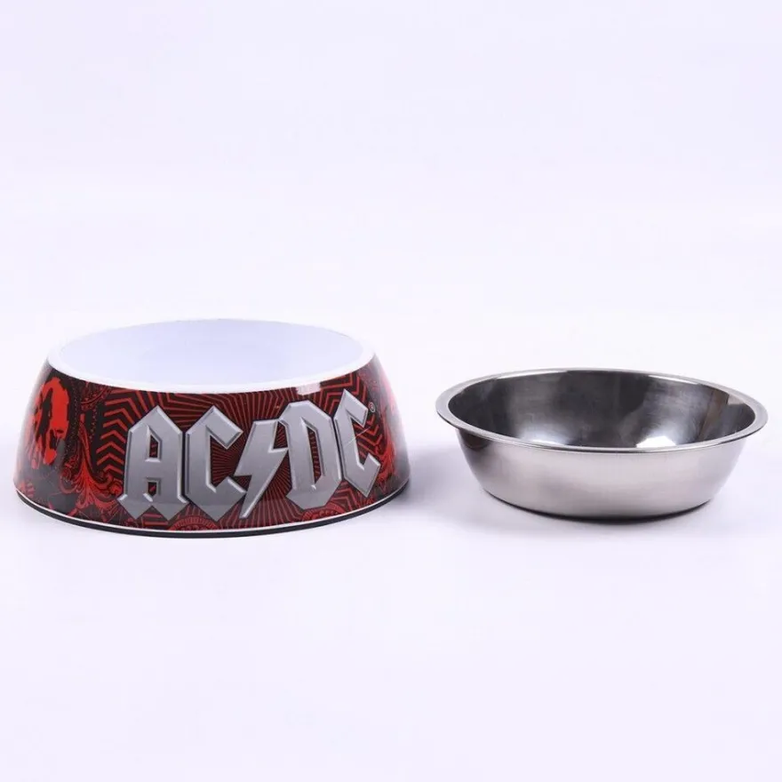 AC/DC Napf Hundenapf Katze Fressnapf Trinknapf 3 Grössen Black Ice Dirty Deeds