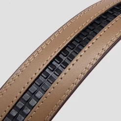 Acewin Automatik Gürtel Herren, Verstellbar, Breit 35mm, 140cm Lederoptik