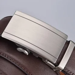 Acewin Gürtel Herren Automatik, Verstellbar, 35mm Breit, 120cm Lang Lederoptik