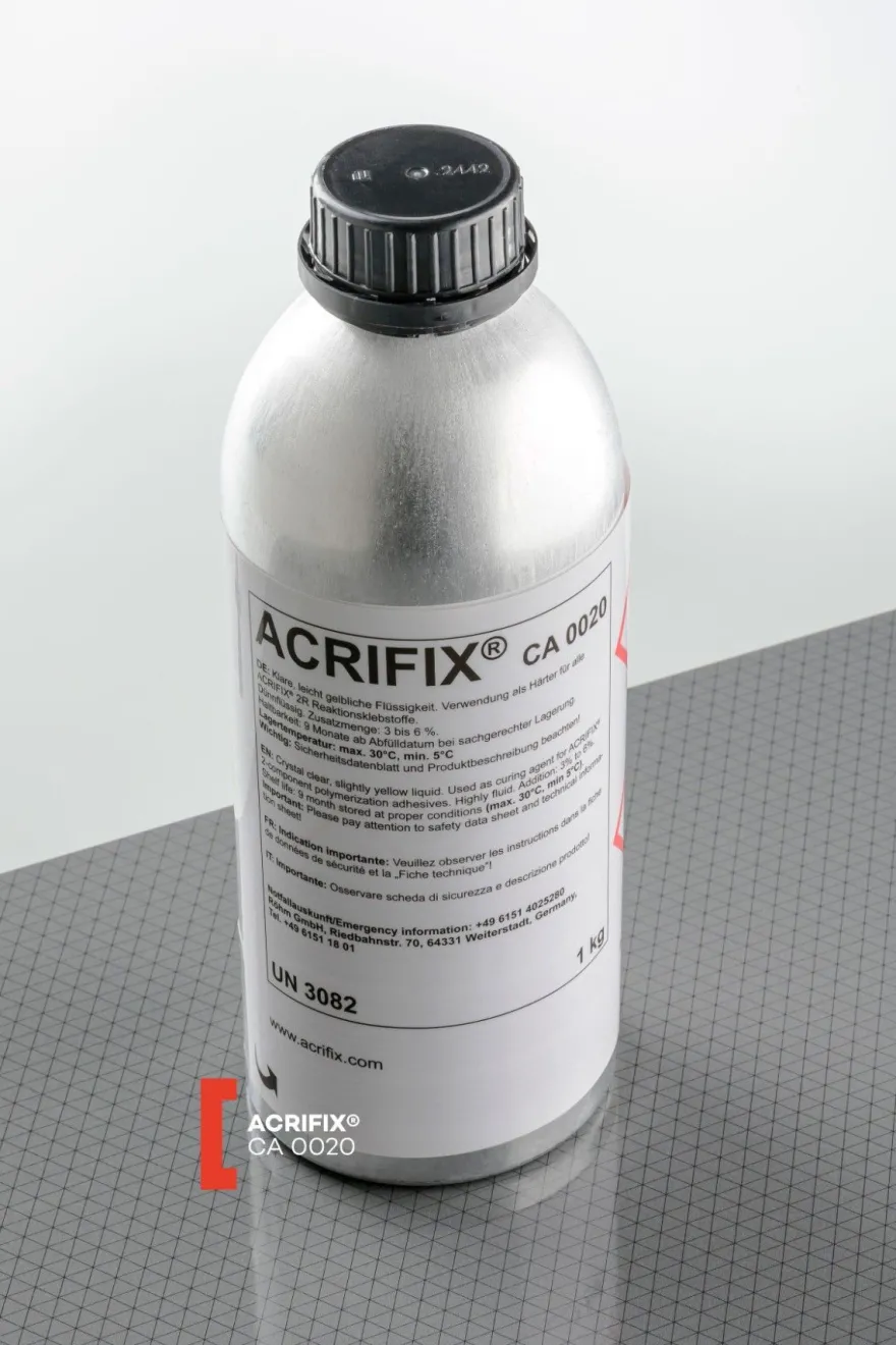 Acrifix 2R 2019 und / oder Katalysator CA 0020 2-Komponenten Klebstoff Plexiglas PMMA