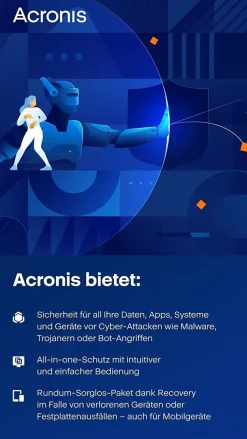 Acronis Cyber Protect Home Office 2023 - Premium - 1 Computer + 1 TB Cloud Stora