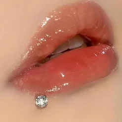 Acryl Lippen Tragus Helix Ohrstecker 16G Stud Piercing Set 7 Stück MODRSA