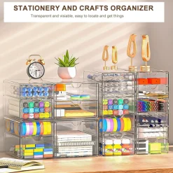 Acryl Schubladenboxen Schreibtisch Organizer Make up 15 Schubladen Büro Schule