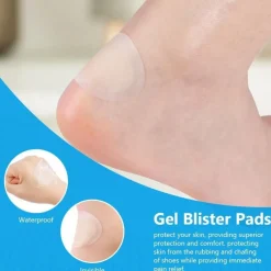 ACWOO Blasenpflaster Hydrokolloid Gel Pflaster Wasserdicht für Ferse, Vorfuß
