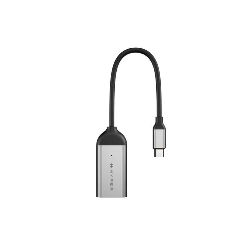 Adapter Hype HDMI USB-C 8K 60Hz Silber