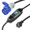 Adapterkabel 150cm 3x 2,5mm² von Schuko nach CEE + Fehlerstromschutzschalter