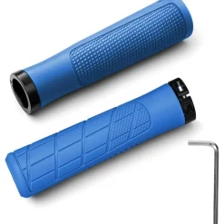 Adiwo Fahrradgriffe Ergonomisch Lenkergriffe Blau, Rutschfest, Universell für