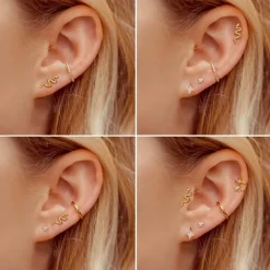 Adramata G23 Titan Helix Tragus Labret Lippenpiercing mit Innengewinde