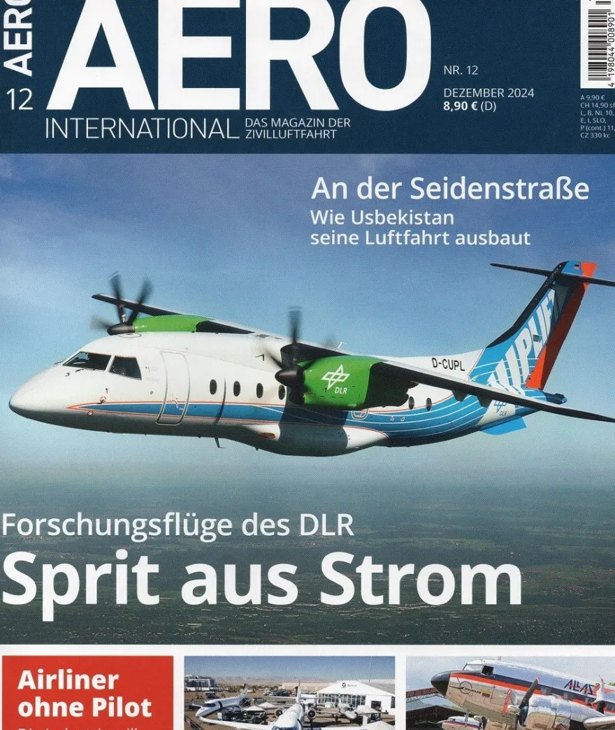 AERO International 12- 2024 Das Magazin der Zivilluftfahrt / Neupreis: 8,90 EUR