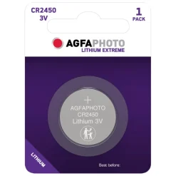 Agfaphoto Batterie Lithium Knopfzelle CR2450 3V Extreme CR 2450