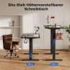 Agilestic Höhenverstellbarer Schreibtisch 110 x 60 cm, Elektrisch mit