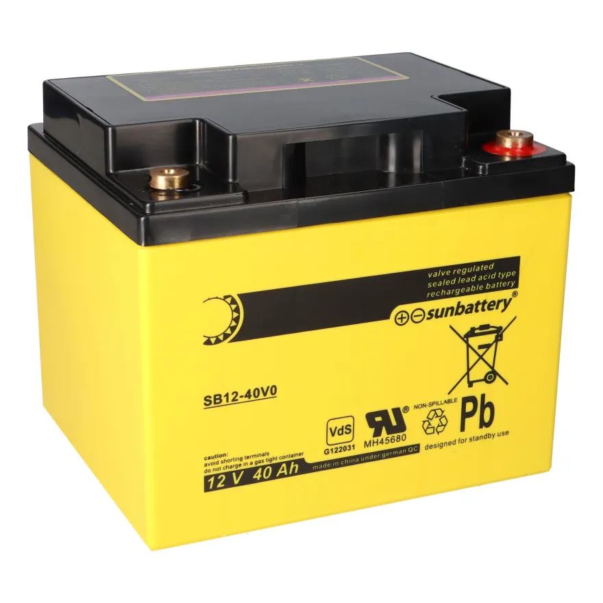 AGM Ersatzakku 12V 40Ah für SSB SBLV40-12i – SUN Battery kompatibel