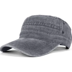 AHLPO Unisex Vintage Military Cap aus Baumwolle - Verstellbare Baseballkappe