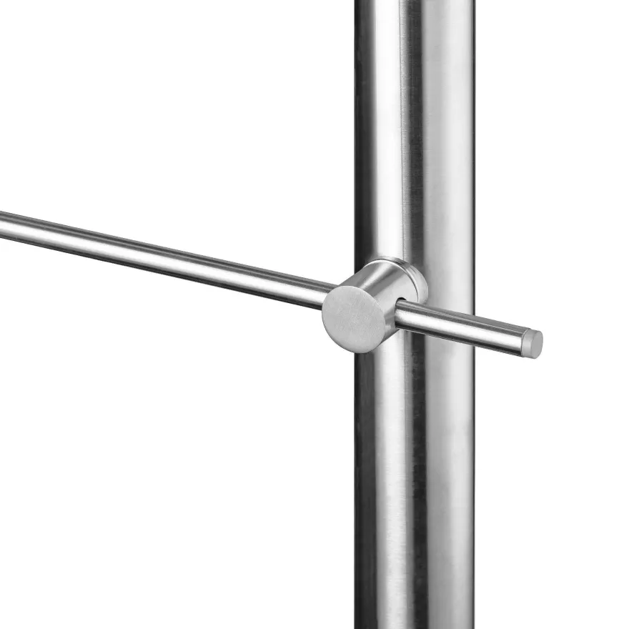 AICA Handlauf 180cm Geländer 5 Querstäbe Treppengeländer Balkongeländer Edelstahl