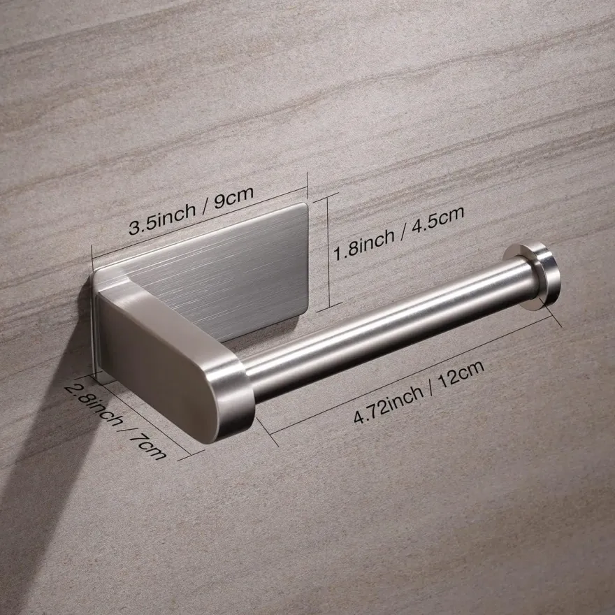 Aikzik Toilettenpapierhalter ohne Bohren, Selbstklebend, Edelstahl
