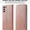 Ailicici Handyhülle für Samsung Galaxy S22 5G, Klappbar in Lederoptik