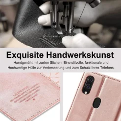 Ailicici Klapphülle für Samsung A20e in Lederoptik