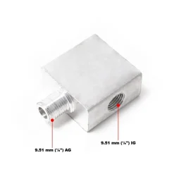 Airbrush 4-Wege Verbinder 9,51 mm 1/8