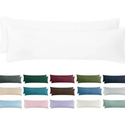 Aisbo Kissenbezug 40x145 cm (2er Set) - Weicher Mikrofaser Bezug mit