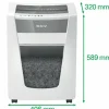 Aktenvernichter Leitz P4 CrossCut IQ Office Pro, Weiß, 30 Liter