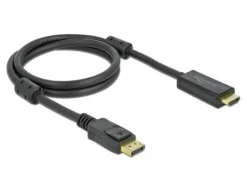 Aktives Adapterkabel Delock 1 Meter HDMI zu DisplayPort