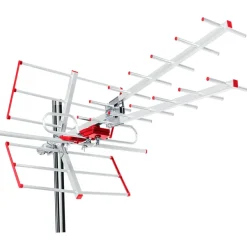 Aktive TV Antenne Dachantenne Außenantenne LTE Filter 100dBµV UHF/ VHF DVB-T2