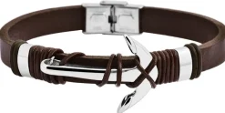 Akzent Lederband braun Armband 21 cm Band verstellbar