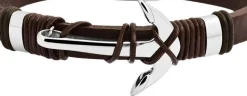 Akzent Lederband braun Armband 21 cm Band verstellbar