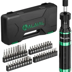 ALAIAL Drehmoment Schraubendreher Set, 1-7 Nm, 1/4 Zoll, 41-teilig
