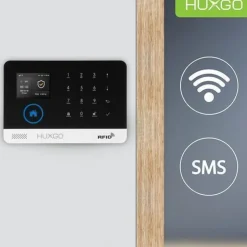 Alarm System mit Funk Alarmsirene HXA003 2G, 7x Bewegungssensor, Smart Home Security