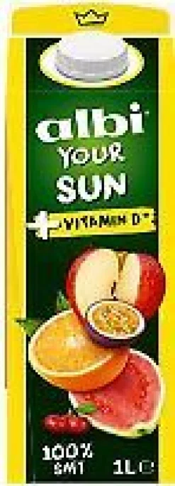 ALBI Mehrfruchtsaft + Vitamin D 1 L, 6er Pack (6x1 L)