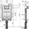 Alcadrain AM1115P/1000 Renovmodul Slim Vorwandinstallationssystem für Unterputzinstal