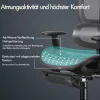 Alfordson Bürostuhl Ergonomischer Schwarz 3D