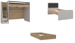 Almila Kinderzimmer New Options mit 3 Schlafplätzen