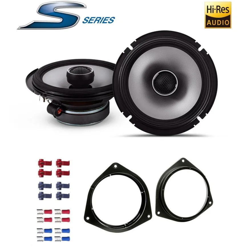 Alpine 16,5cm 2Wege Koaxial Auto Lautsprecher für Toyota Corolla E12 Türen vorne