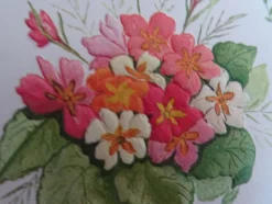 alte edle Grußkarten zum Geburtstag Blumen Igel Trommler Vögelchen ....