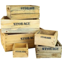 alte Holzkiste Weinkiste Obstkiste Storage in verschiedenen Grössen Vintage Upcycl