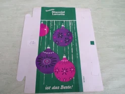altes Qualitäts Stanniol Lametta Beste Brillant DBGM Kaufhof Western Germany Kaufring