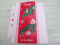 altes Qualitäts Stanniol Lametta Beste Brillant DBGM Kaufhof Western Germany Kaufring