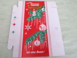 altes Qualitäts Stanniol Lametta Beste Brillant DBGM Kaufhof Western Germany Kaufring