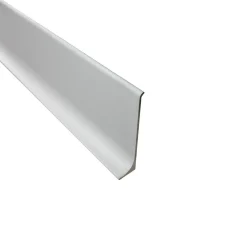Alu Sockelleiste Fußbodenleisten silber schwarz matt poliert 200cm 60mm
